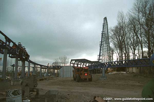 Queue area, before the ramp