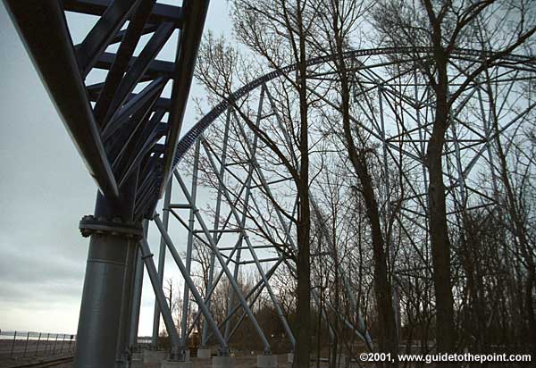 Bottom of the first drop