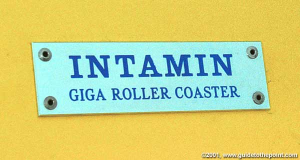 Intamin's name plate