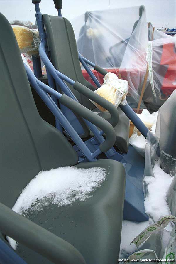 Snowy seats