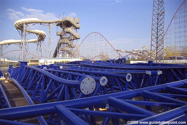 A sea of track