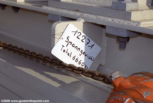 Tension pulley weight