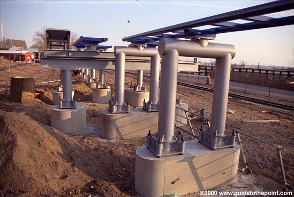 Transfer and first installed track