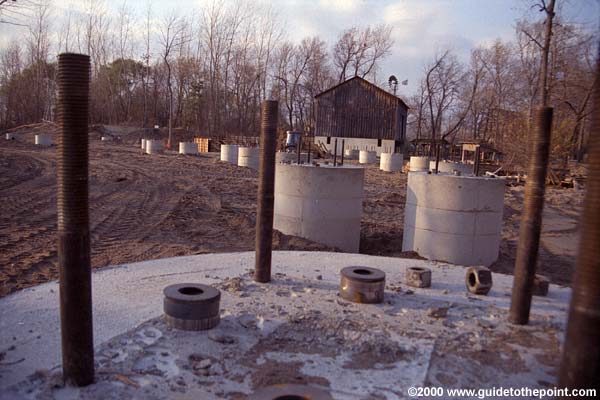 Low second turn, looking back at drop from first turn