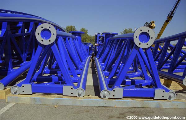 Triangular track sections