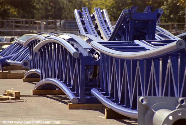 Box track, including down-side of lift