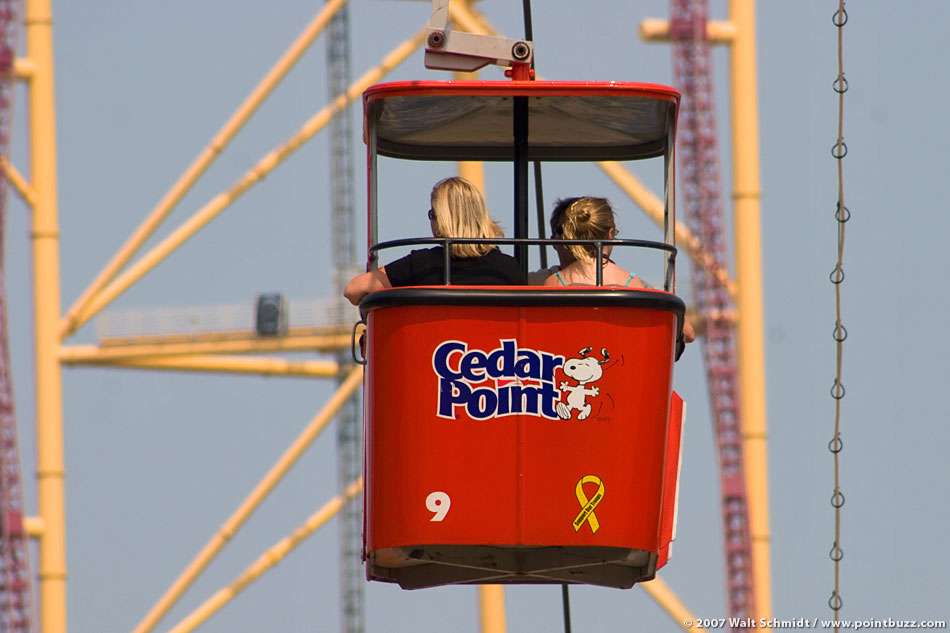 Sky Ride at Cedar Point