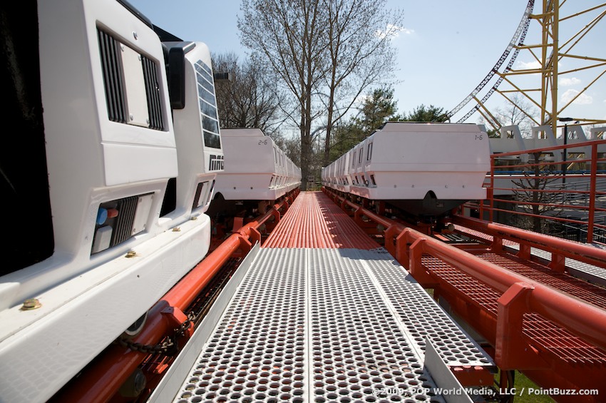 All three trains await the start of the season