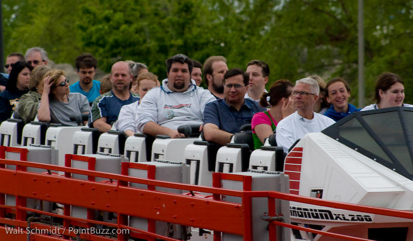 Auction winners wait to enter the station