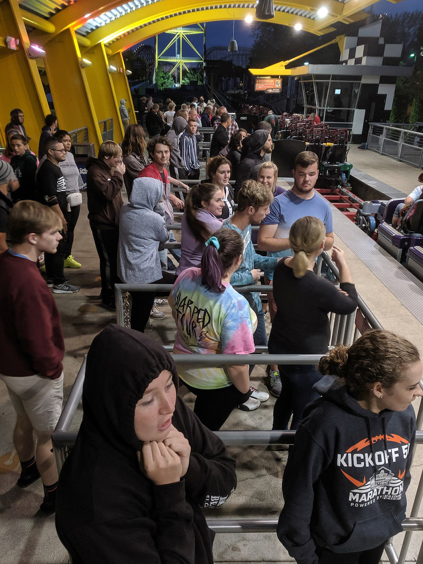 The final goal of the day: Top Thrill Dragster. Photo - Kevin Meyer