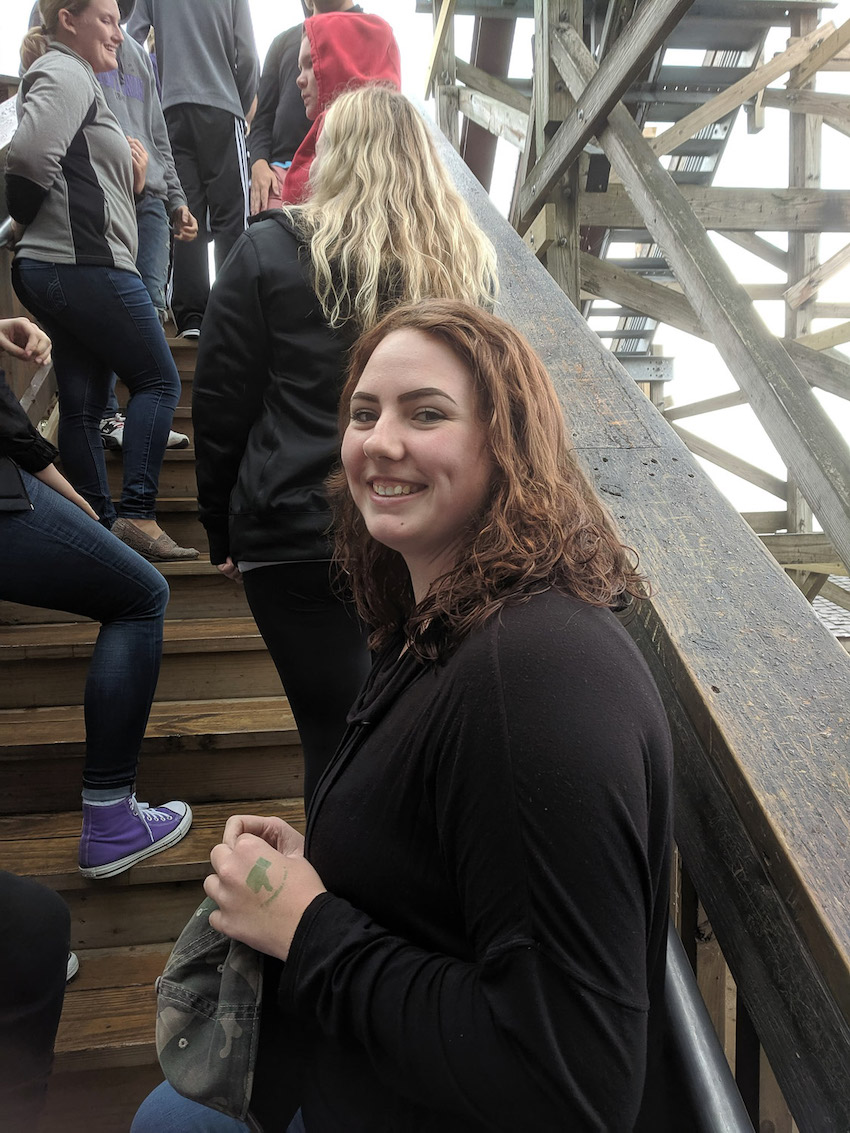 Six weeks of work paid off when Savannah conquered Steel Vengeance. Photo - Kevin Meyer