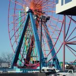 Behind Giant Wheel, tubs removed for off-season maintenance