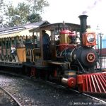 CP&LE RR Maude L., #1, Baldwin Locomotive Works, 2-4-4T, (originally an 0-4-4T) built in 1902, at Main Station, Septemeber 1978.  Since traded to Disneyland for their Ward Kimball in the late '90's.  Copyright 2005, Paul W. Woodring.