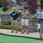 The battle between the official web guy and the unofficial web guy continues on playoff hole #2.