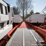 All three trains await the start of the season