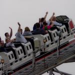 Auction winners on the lift hill