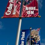 Front plaza banners